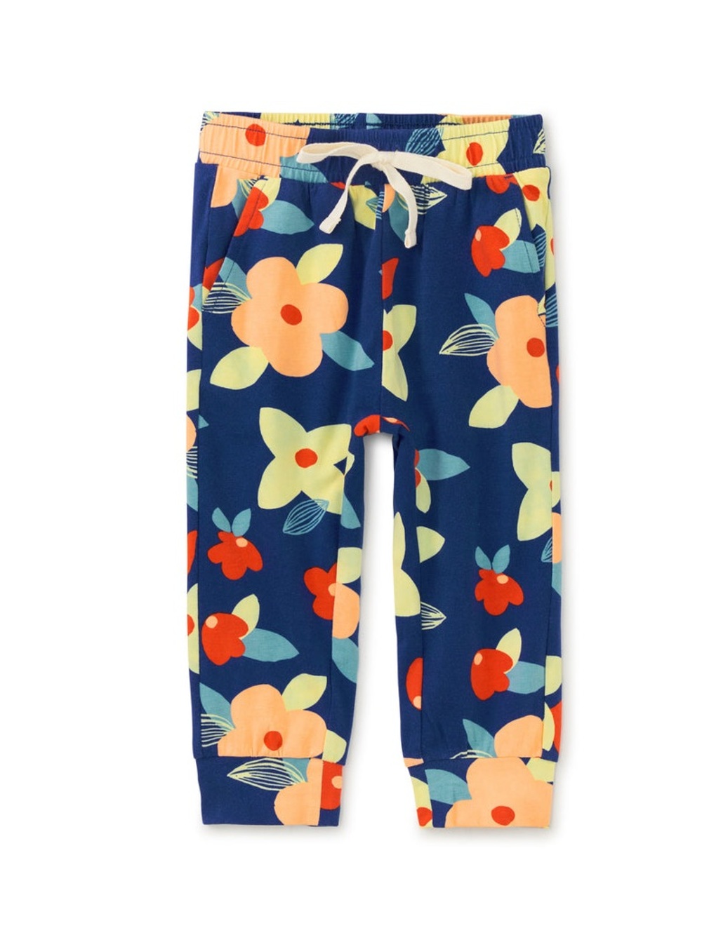 9-12 mos Tea Collection Turkish Coastal Floral Joggers, new with tags